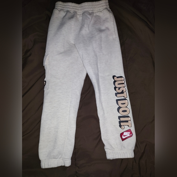 Nike Other - Nike Light Cream Joggers with Slogan